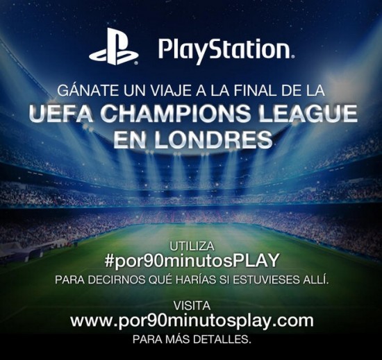 PlayStation lanza concurso para ir a la Final de la Champions League