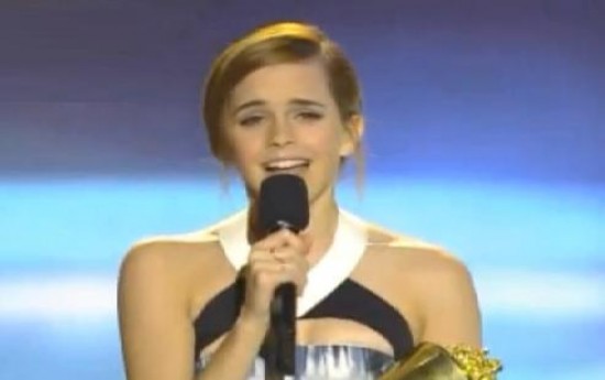 Emma Watson fue homenajeada en los MTV Movie Awards 2013