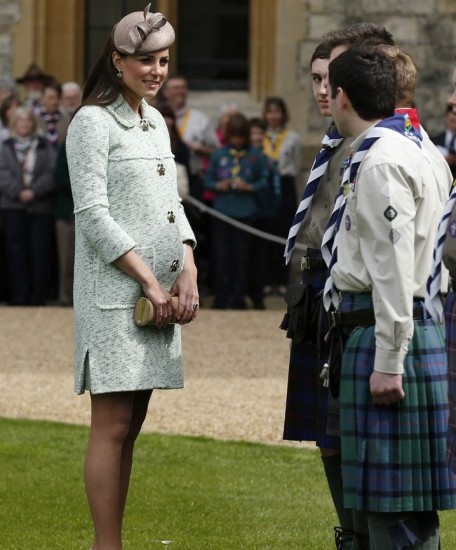 Kate Middleton deja ver su avanzado embarazo (+Foto)
