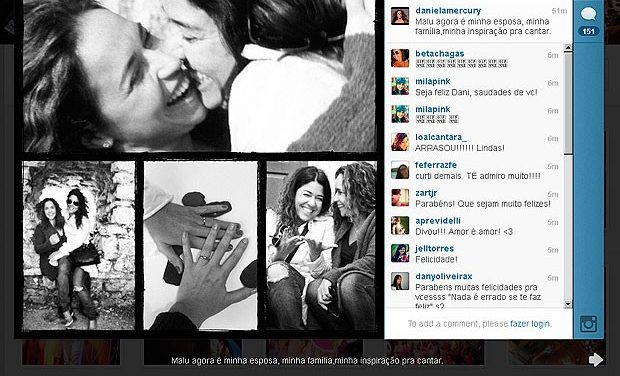 Cantante brasileña Daniela Mercury hace pública su homosexualidad