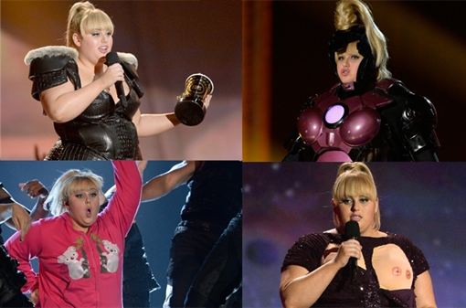 Rebel Wilson la chica de las 1001 caras… La actriz ha lucido unos looks muy extravagantes