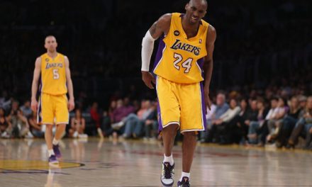 Kobe Bryant sufre grave lesión y se despide del resto de la temporada de la NBA
