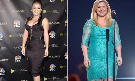 Kelly Clarkson descuida su cuerpo y engorda sin límites