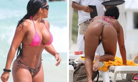 Maripily Rivera, lo muestra todo en diminuto bikini en playas de Miami (+Fotos)