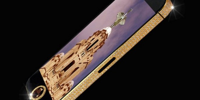 Lanzan iPhone 5 de oro y diamantes con valor de 15 millones de dólares