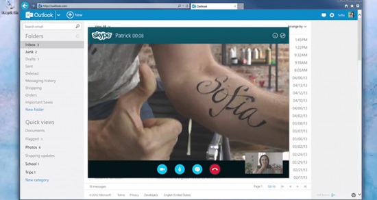 Skype y Outlook se unen para hacer videollamadas desde el navegador