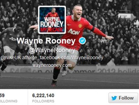Wayne Rooney quitó el término ‘jugador de Manchester United’ en su perfil de Twitter