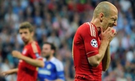 Arjen Robben perdió las últimas cuatro finales de la Champions League que jugó