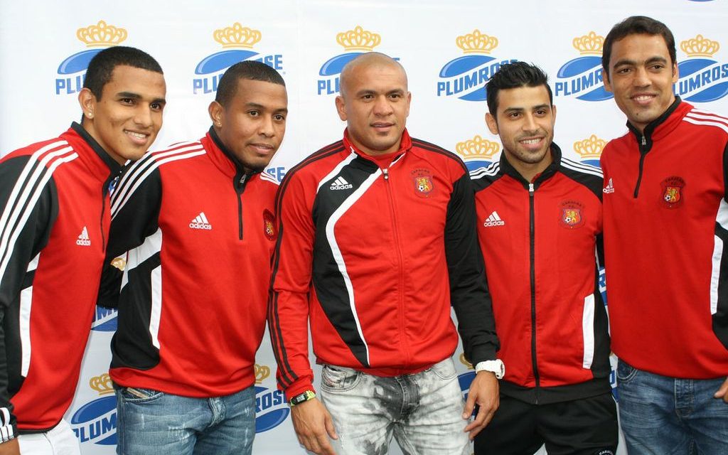 El Caracas Fútbol Club de visitante en las instalaciones de Plumrose