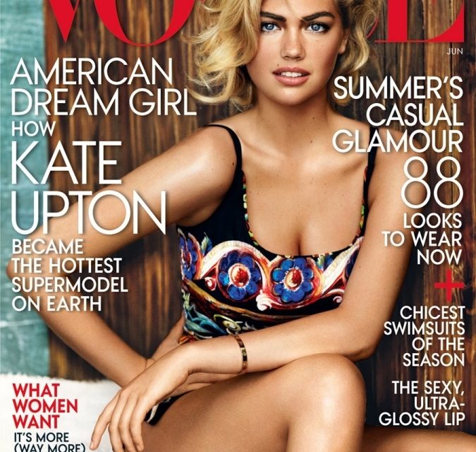 Kate Upton llega a la portada de Vogue (+Fotos)