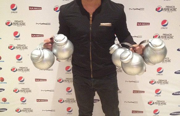 ¡Oscarcito se llevó 5 Premios Pepsi Music!