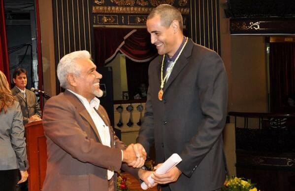 Tomas Aguilera recibió la orden Arturo Michelena.