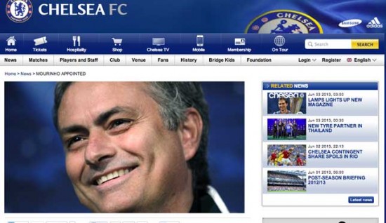 José Mourinho es confirmado como técnico del Chelsea
