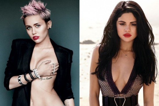 Miley Cyrus y Selena Gomez compiten por ser la Mujer más Sexy – TCA 2013