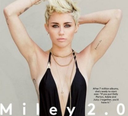 Miley Cyrus sensual para revista Billboard