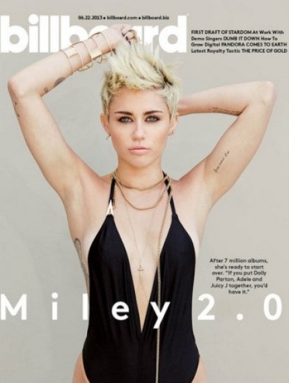 Miley Cyrus sensual para revista Billboard