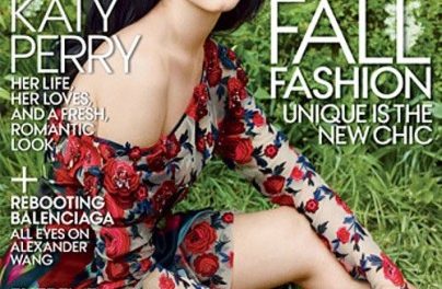 Katy Perry es portada de Vogue por primera vez