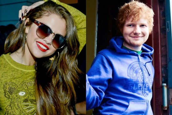 Taylor Swift con la idea de casar a Selena Gomez con Ed Sheeran