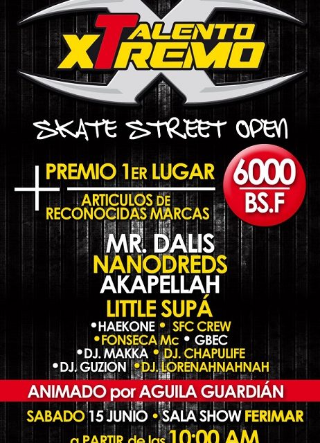 Revista Talentos presenta TALENTO XTREMO 2013: Skate y buena música en un mismo escenario este 15 de Junio