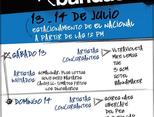 Revelado el cartel oficial del Festival Nuevas Bandas 2013: 13 y 14 de Julio en El Nacional