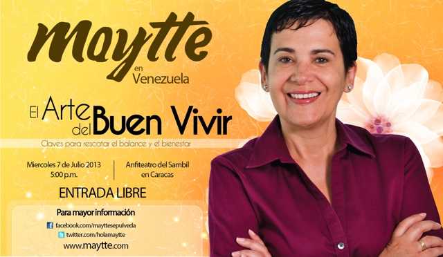 Maytte Sepúlveda te invita a descubrir El Arte del Buen Vivir