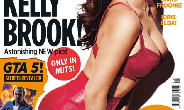 Kelly Brook sorprende con un topless en Nuts Magazine (+Fotos)