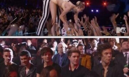 La curiosa reacción de One Direction ante la presentación de Miley Cyrus