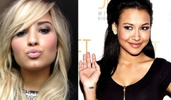 Demi Lovato y Naya Rivera serán pareja en nueva temporada de Glee