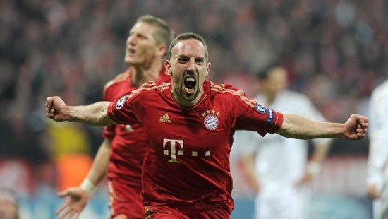Franck Ribery fué nombrado el mejor jugador de Europa
