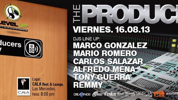 Level Up Productions presenta: »THE PRODUCERS» en Cala Lounge este viernes 16 de Agosto