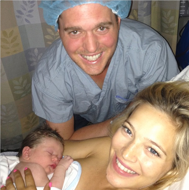 Michael Bublè y Luisana Lopilato comparten la primera foto de su hijo Noah