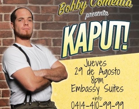 Bobby Comedia llega a Valencia con su stand up comedy »¡Kaput!»