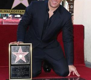 Vin Diesel recibió su estrella en Paseo de la Fama de Hollywood