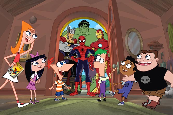 El domingo 8/9 Disney Channel estrena PHINEAS Y FERB: MISIÓN MARVEL