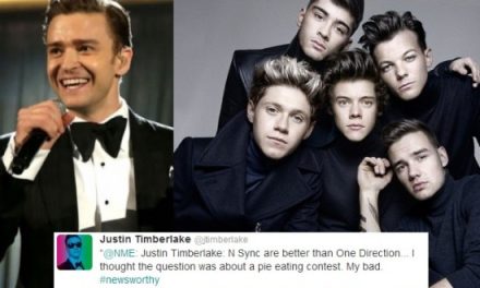 Justin Timberlake defiende su declaración sobre One Direction