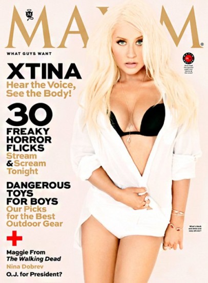Christina Aguilera derrocha sensualidad en la revista Maxim (+Fotos)