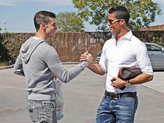 Gareth Bale y Cristiano Ronaldo se juntaron por primera vez