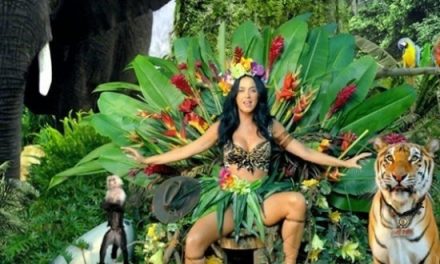 Katy Perry es criticada por usar animales en su video ‘Roar’