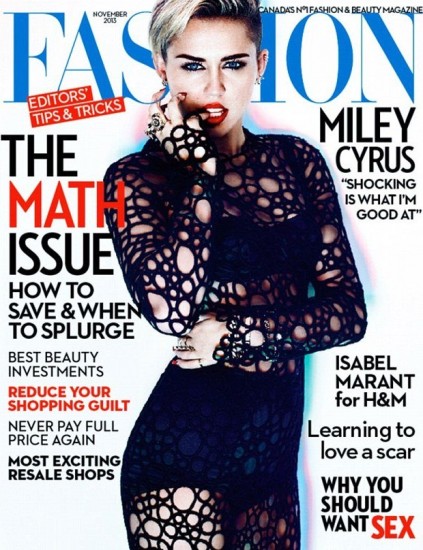 Miley Cyrus derrocha sensualidad en la revista Fashion (+Fotos)