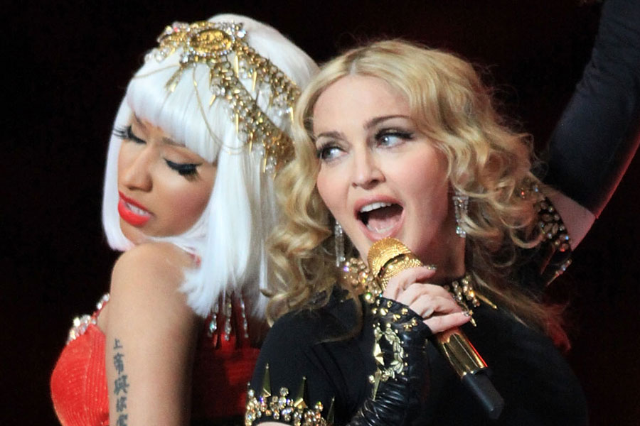 Nicki Minaj y Madonna presentan adelanto de videoclip ‘I Don’t Give A’ (+Video)
