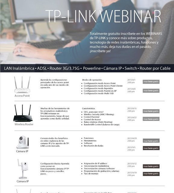 TP-Link capacita a clientes y distribuidores a través de webinars gratuitos