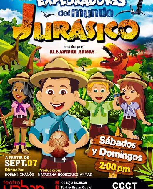 Gran estreno de »Exploradores del Mundo Jurásico» en Teatro Urban Cuplé