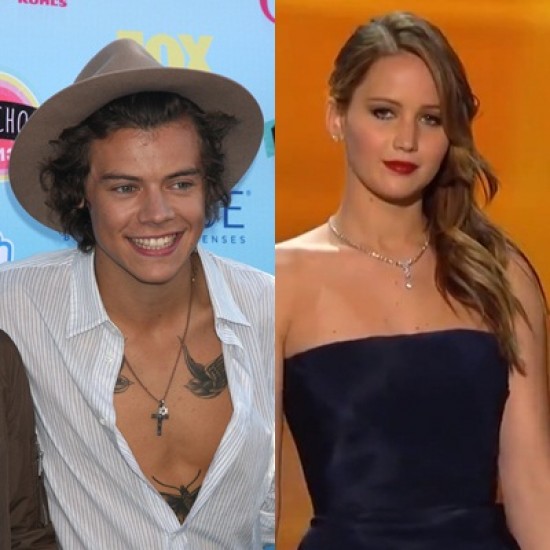 Harry Styles de One Direction atraído por Jennifer Lawrence