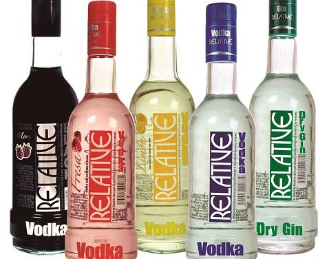 Vodka y Ginebra Relative en el mercado nacional