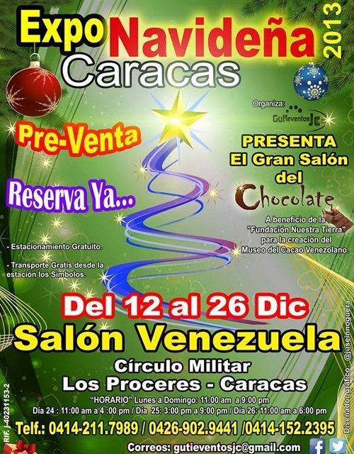 EXPO NAVIDEÑA CARACAS 2013 INICIA SU PREVENTA