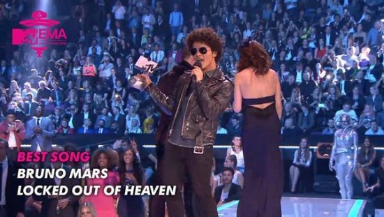 Bruno Mars ganó la categoría ‘Mejor Canción’ en los MTV EMA 2013