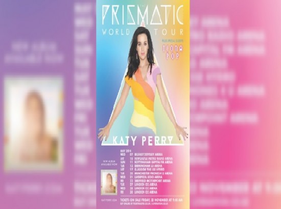 Katy Perry reveló fechas de su gira mundial ‘The Prismatic World Tour’