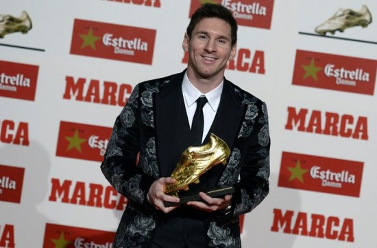 Leo Messi es el primer jugador en recibir tres Botas de Oro