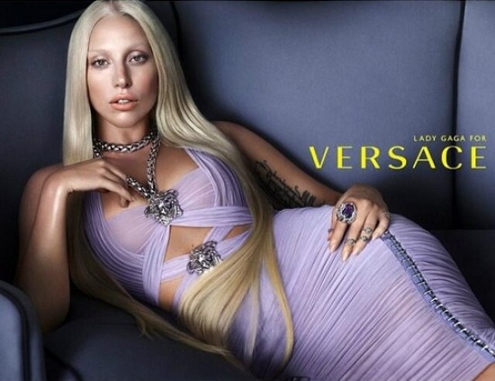 Lady Gaga es la nueva imagen de Versace (+Fotos)