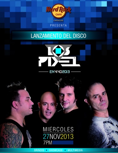 LOS PIXEL bautizan un nuevo disco el próximo 27 de noviembre 2013